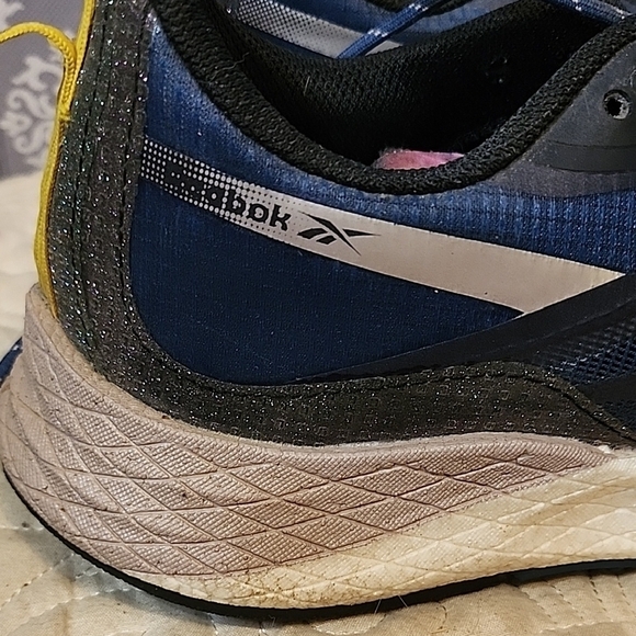 Reebok SE National Geographic Navy and Yellow Trail Running Shoes - Picture 3 of 8
